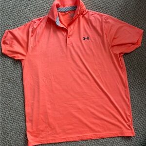 Under Armour Men's Bright Coral Polo